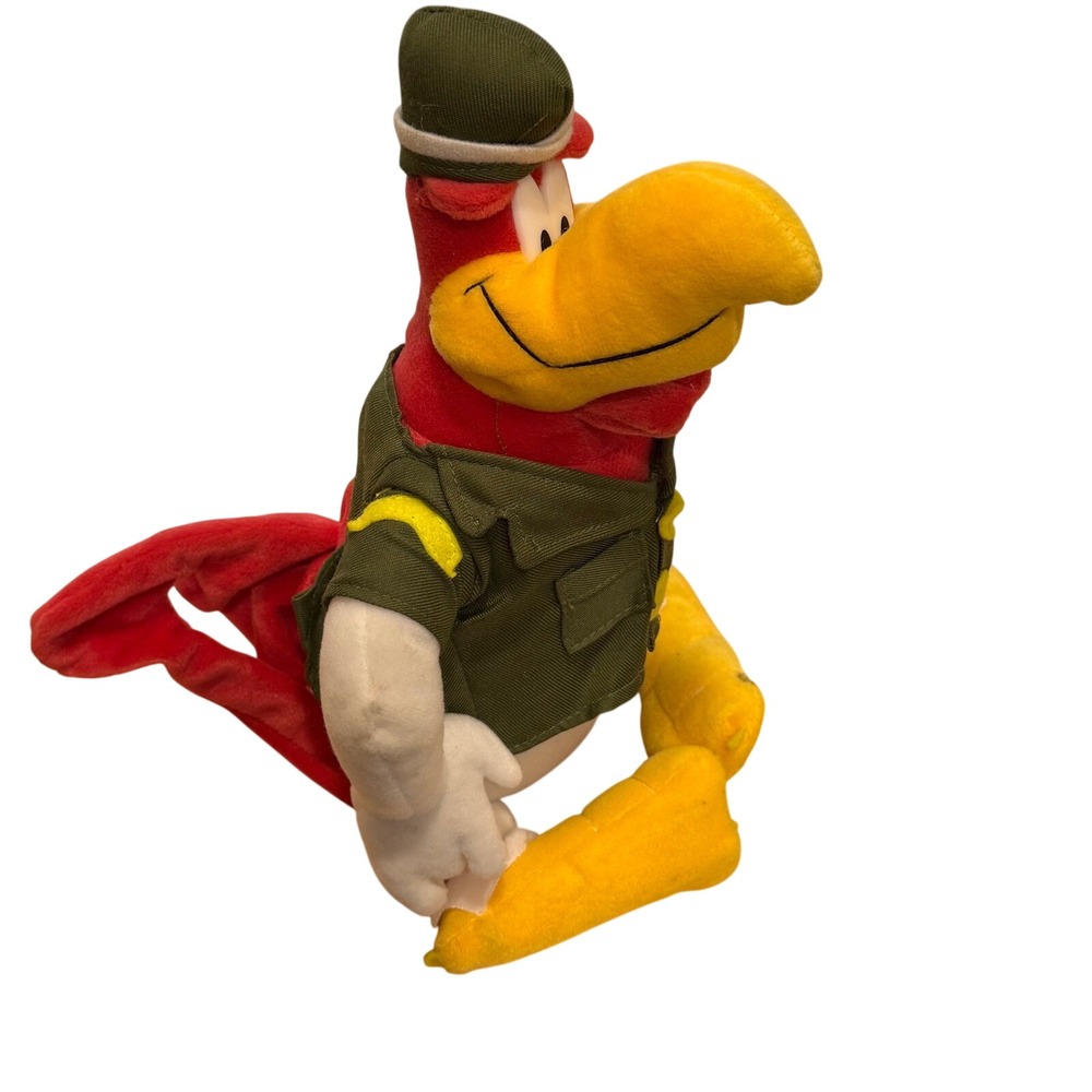 Foghorn Leghorn Army Military Looney Tunes 2003‎ Warner Bros Plush